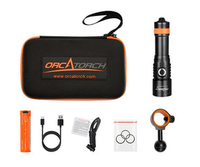 Orca Torch D530V 395nm UV-Tauch licht für Unterwasser fotografie