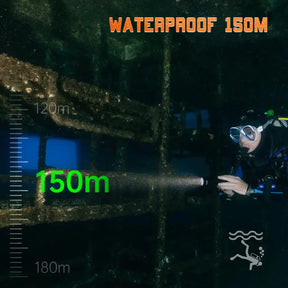 OrcaTorch D550 Scuba Diving Light Waterproof 150m