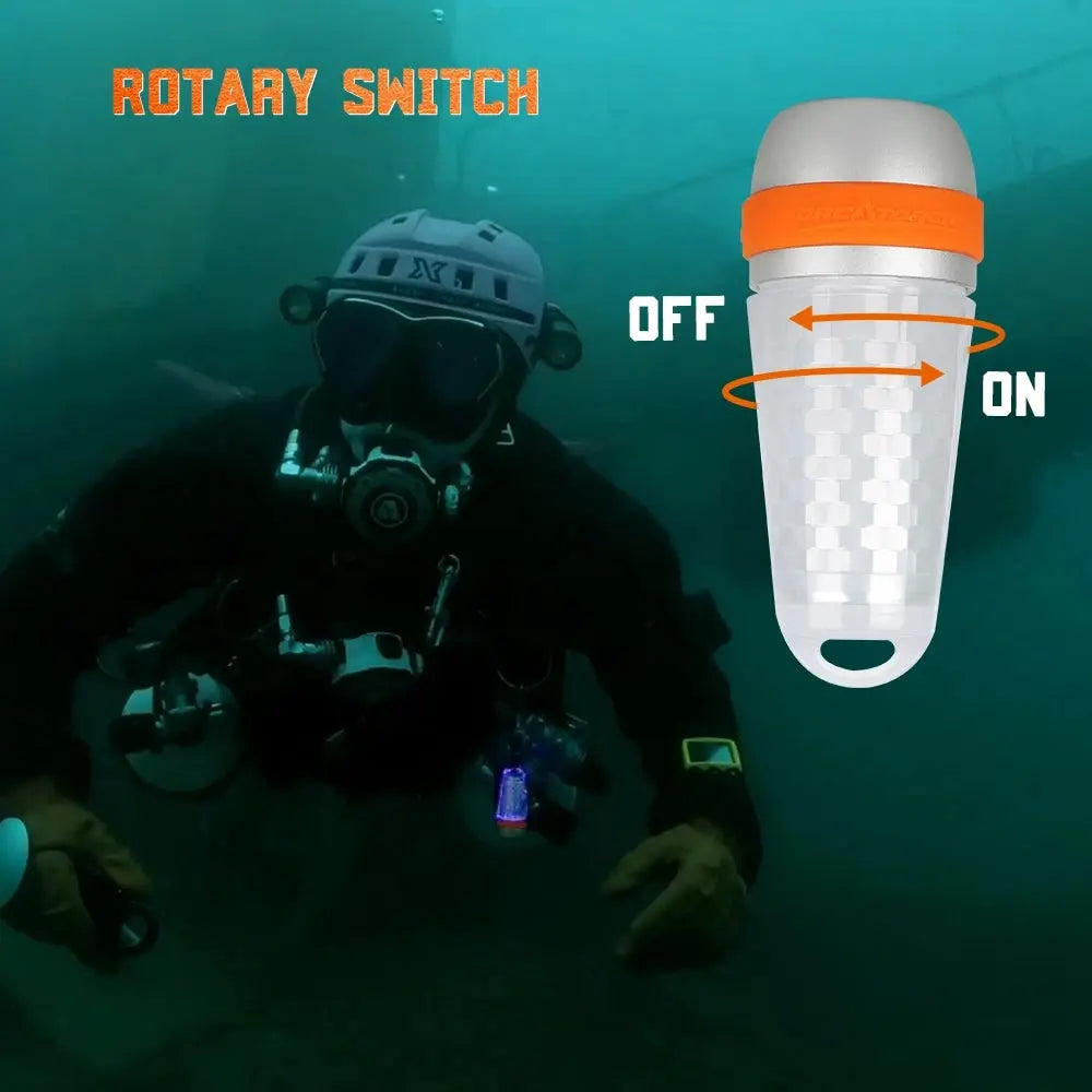 OrcaTorch SD03 Dive Beacon Rotary Switch On/Off