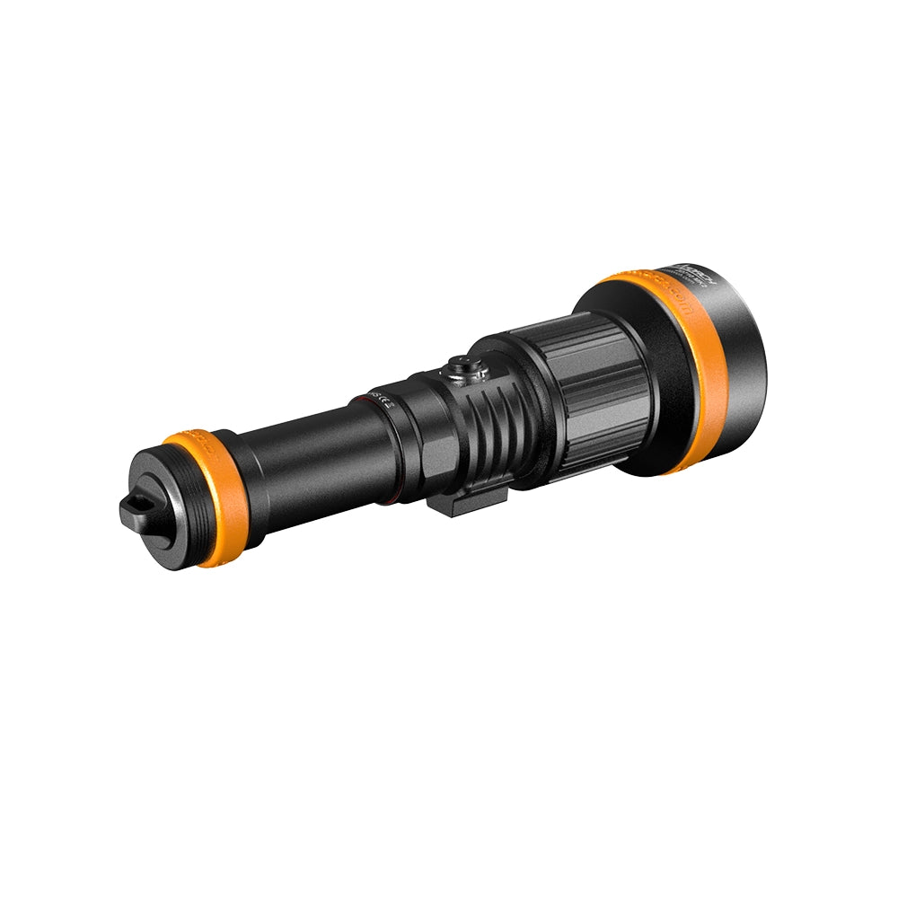 OrcaTorch ZD710 MK2 Zoomable Dive Light Beam Angle 4°-72° Adjustable, Max 212500cd Beam Intensity OrcaTorch Dive Lights