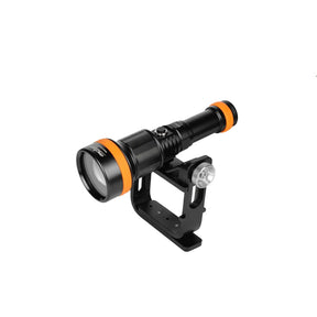 OrcaTorch ZD710 MK2 Zoomable Dive Light Beam Angle 4°-72° Adjustable, Max 212500cd Beam Intensity OrcaTorch Dive Lights