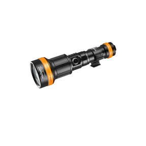 OrcaTorch ZD710 MK2 Zoomable Dive Light Beam Angle 4°-72° Adjustable, Max 212500cd Beam Intensity OrcaTorch Dive Lights