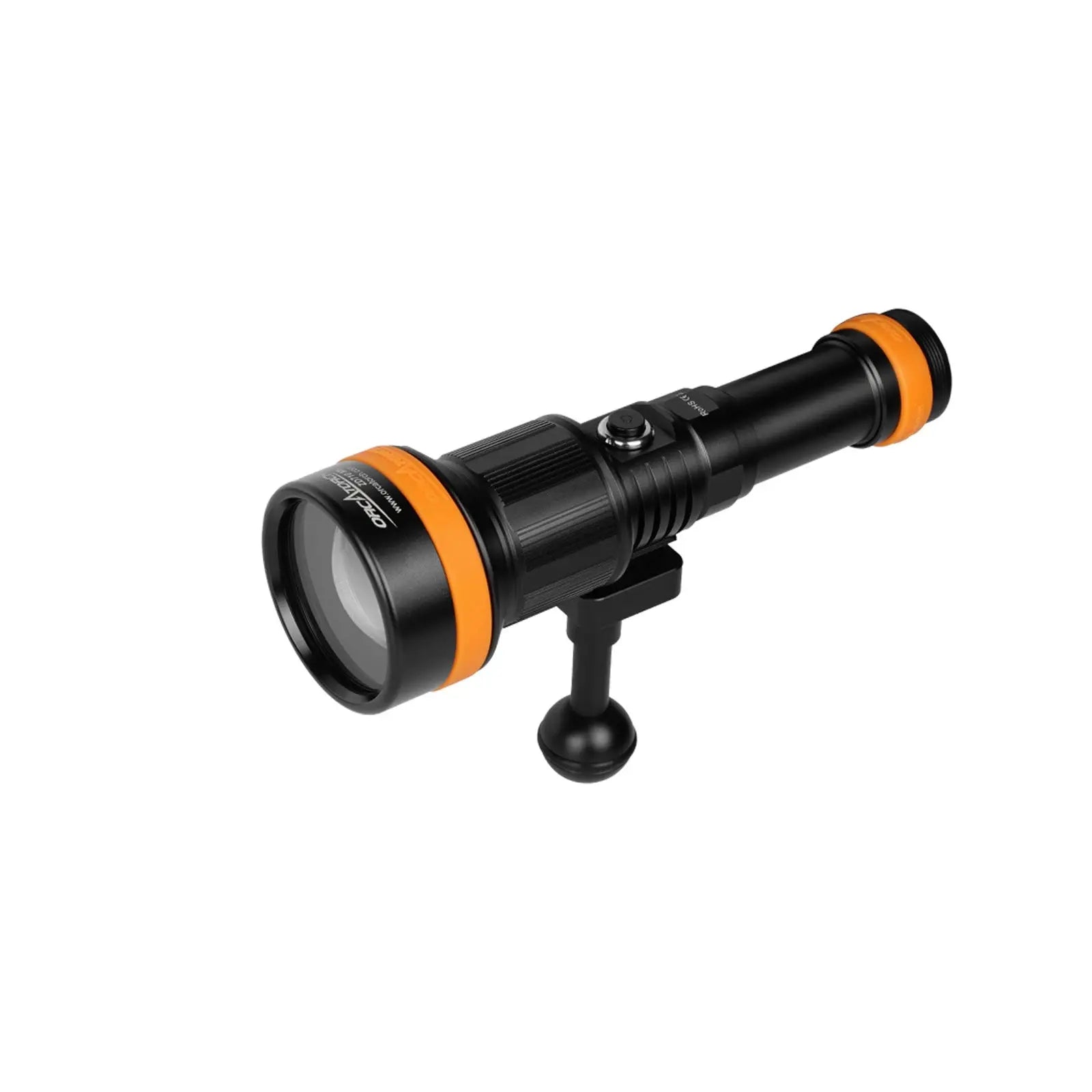 OrcaTorch ZD710 MK2 Zoomable Dive Light Beam Angle 4°-72° Adjustable, Max 212500cd Beam Intensity OrcaTorch Dive Lights