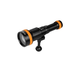 OrcaTorch ZD710 MK2 Zoomable Dive Light Beam Angle 4°-72° Adjustable, Max 212500cd Beam Intensity OrcaTorch Dive Lights