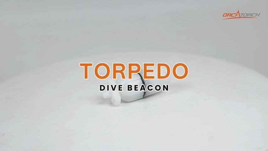 OrcaTorch Torpedo Scuba Dive Beacon and Marker Light